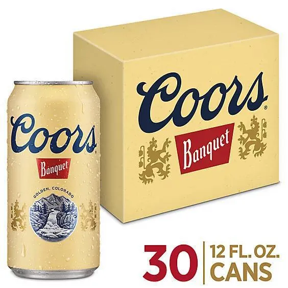 Beer DOM 30pk Coors Banquet Point Wine Spirits
