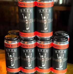 Beer RI Rejects Beer Co. 4pk OMEN Cheating Death IIPA Point Wine Spirits
