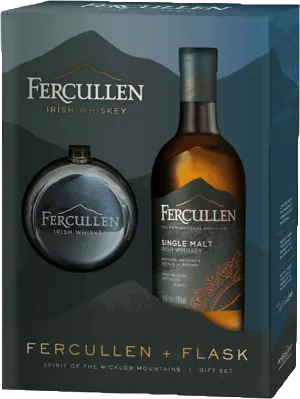 Fercullen Single Malt 70cl and Hip Flask Gift Pack