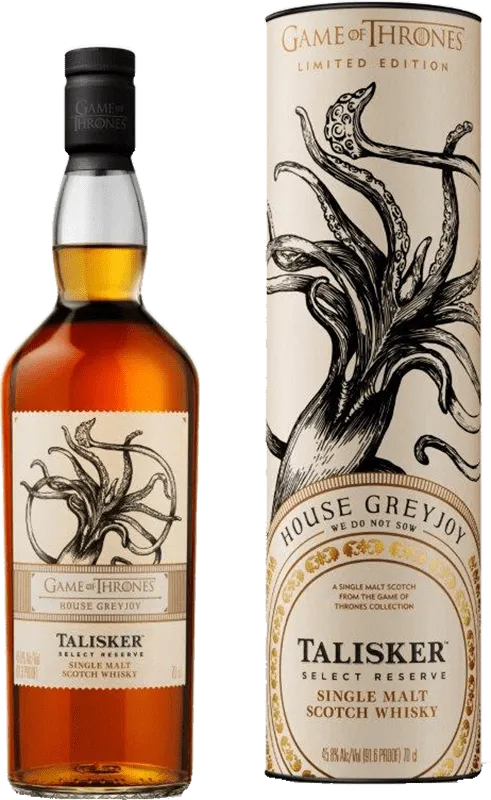 Game of Thrones House Greyjoy & Talisker 70cl