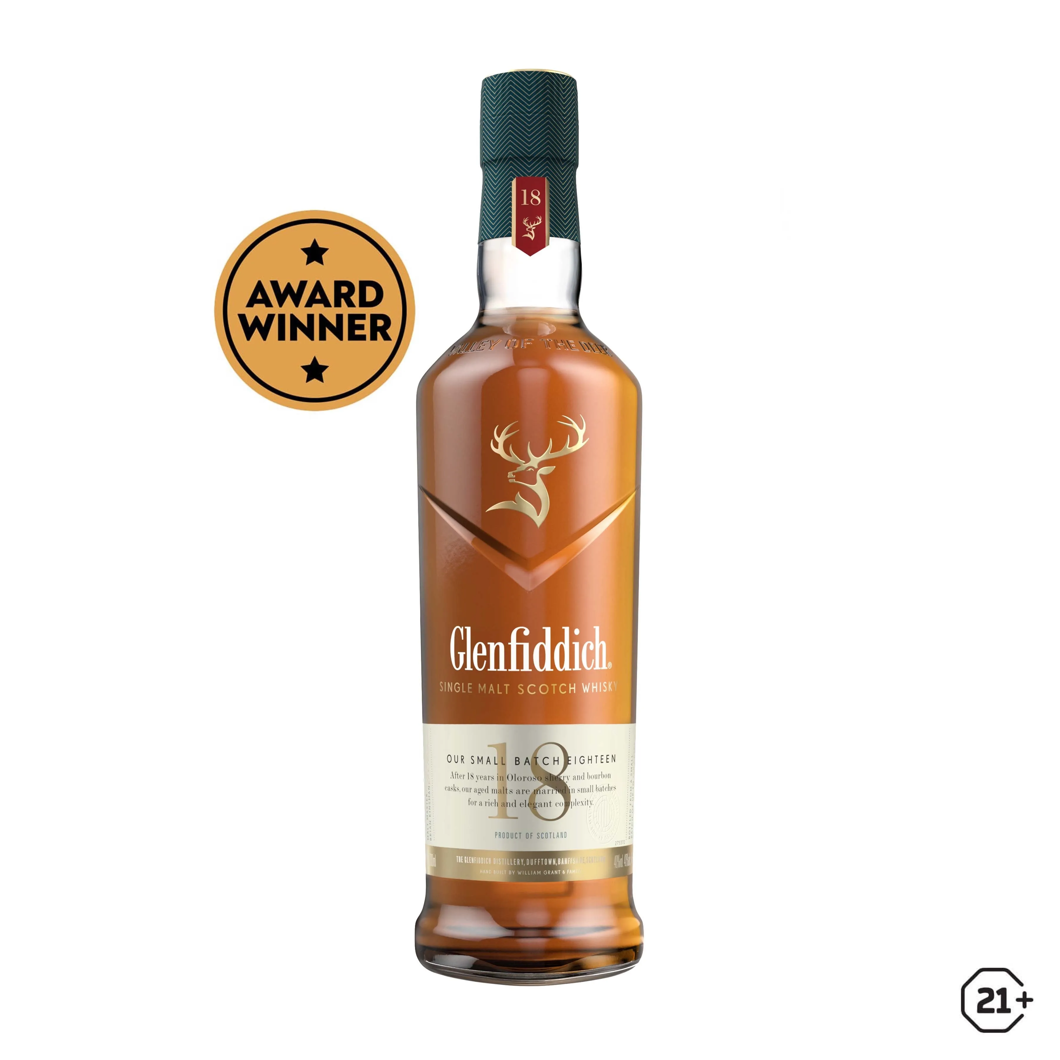 Glenfiddich 18yrs - Single Malt Whisky - 700ml