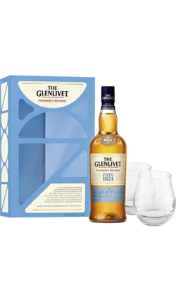 Glenlivet Founders Reserve 700ml with 2 Glasses