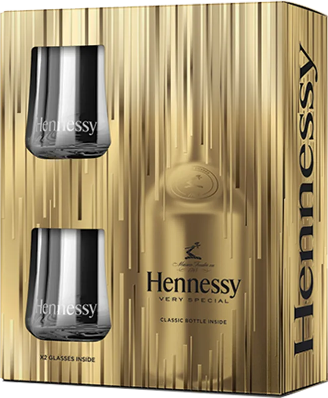Hennessy VS Gift Box with Glasses 70cl