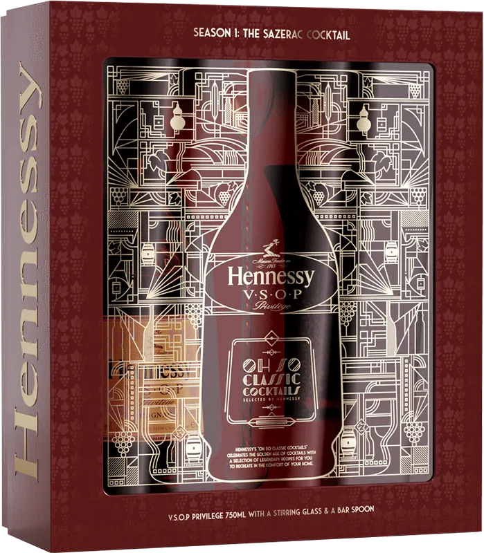Hennessy VSOP 2 Glass Pk 70cl