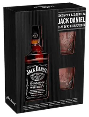 Jack Daniel's 70cl Gift GlassPk