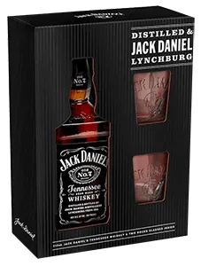 Jack Daniel's 70cl Gift GlassPk