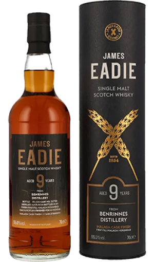 James Eadie Benrinnes 9YO First Fill Malaga Hogshead Finish 700ml