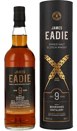 James Eadie Benrinnes 9YO First Fill Malaga Hogshead Finish 700ml