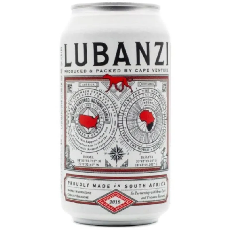 Lubanzi Red Blend - 355ml Can Taylors Wines