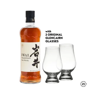 Mars Iwai Blended Whisky 750ml   Glencairn Glass 2pcs