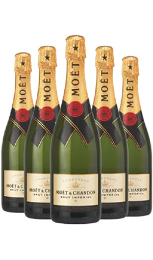 Moet & Chandon NAKED 6-PACK 750ml (No Gift Box)