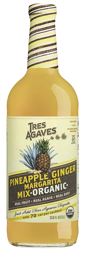 NA Mix Margarita Tres Agaves Pineapple Ginger Point Wine Spirits