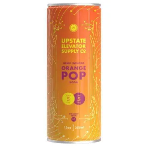 NA THC Cocktail Upstate Elevator Supply Co 4pk Orange Pop Soda Point Wine Spirits