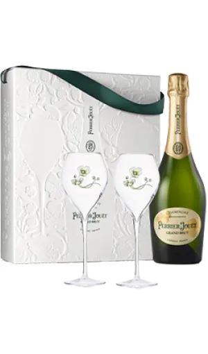 Perrier Jouet Brut with 2 glasses