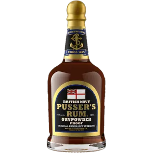 Pusser's British Navy Rum Gunpowder Proof