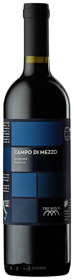 Red Wine Tre Monti Campo Di Mezzo Sangiovese Organic Point Wine Spirits