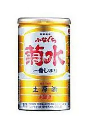 Sake 200ml Kikusui Funaguchi Honjozo Yellow Can Point Wine Spirits