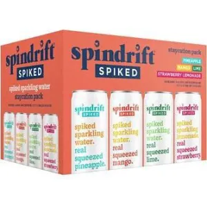 Seltzer Spindrift 12pk Variety Staycation Point Wine Spirits