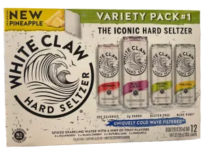Seltzer White Claw 12pk Variety #1 Point Wine Spirits