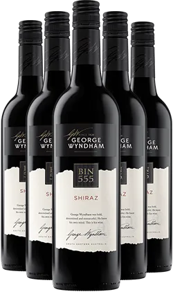 Wyndham Estate Bin 555 Shiraz SIX PACK 2022 750ml
